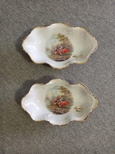 Limoges France  vintage con decoro in ceramica piattini.