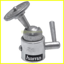Testa a sfera per treppiede Hama con innesto standard 1/4". Altezza 6 cm.