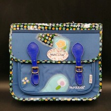 Borsa Cartella postina Portadocumenti Mano Tracolla Naj Oleari Vintage Blue