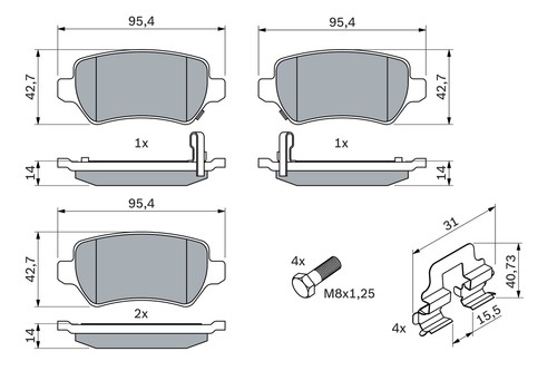 Für bosch 986 494 - bosch, 0