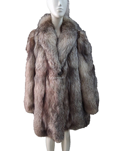 Pelliccia volpe argentata - volpe,