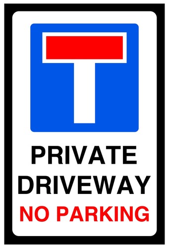 Cartello sicurezza vialetto - cartello,