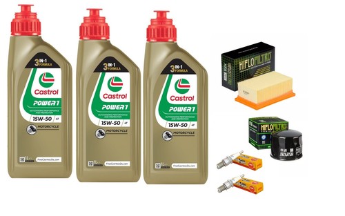Kit tagliando castrol 15w50 - kit,