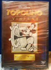 TOPOLINO VINTAGE 1931-1933 STEAMBOAT WILLIE Walt Disney DVD RARO SIGILLATO