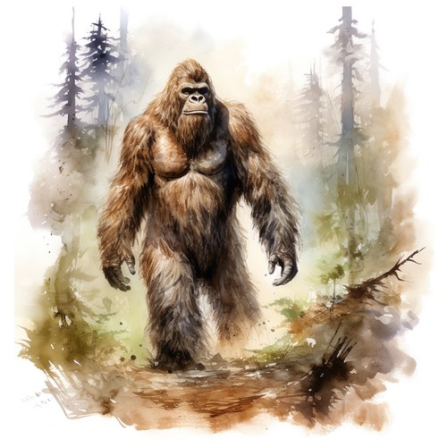 Adesivo auto sticker bigfoot