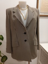 Giacca Donna Righe Guarnera Made In Italy