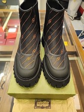 Gucci Mens Canvas Rubber Ankle
