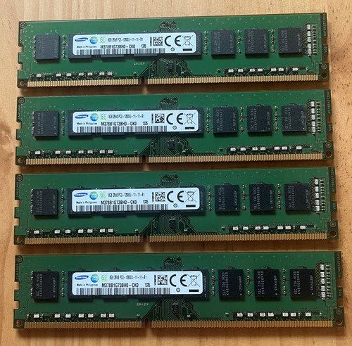 8gb ram ddr3 - 4x, pc3l-12800u