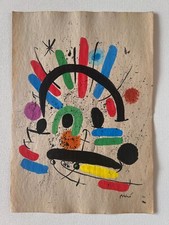JOAN MIRO Disegno su carta