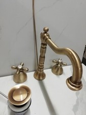 BATTERIA LAVABO ANTICO BRONZO