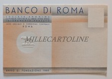 BANCO DI ROMA - Cartoncino Pieghevole Servizio Verifica Estrazioni