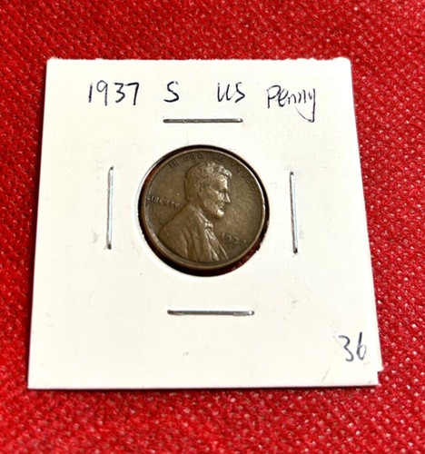 Moneta penny del - del, 1937