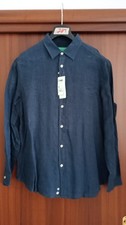 Camicia UOMO LINO - BLU SCURO