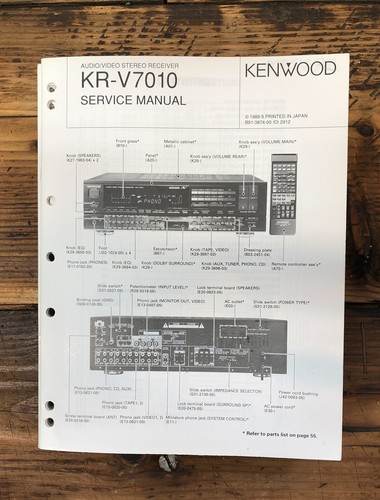 Kenwood v7010 ricevitore - kenwood,