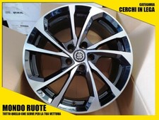 Cerchio in Lega ESSE5 da 18 pollici 8Jx18 5x112 ET33 BLACK DIAMOND