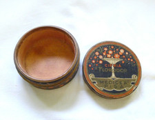 VECCHIA SCATOLA PORTA CIPRIA  FLORODOR MEDICEA PISA ART DECO 1920