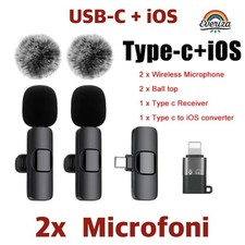 🎤 2x Microfono Wireless