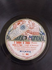 IL BARBIERE DI SIVIGLIA m° Martucci Basso LUCENTI Bar RAPISARDI 78 Rpm Shellac 