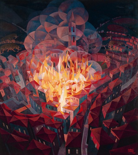 Gerardo dottori incendio - gerardo, dottori: