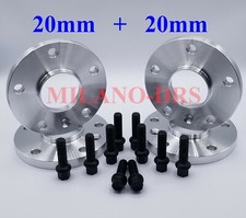 KIT 4 DISTANZIALI RUOTA 20+20mm VW TOUAREG (7L-7P) + BULLONI BLACK