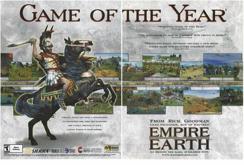 Empire earth - earth, dell'anno)