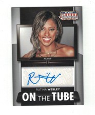 RUTINA WESLEY 2015 Panini Americana AUTO On The Tube TRUE BLOOD TARA Thornton
