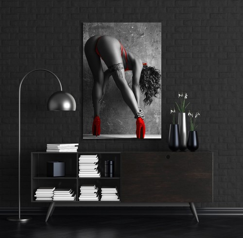 Quadro sexy culo donna volgare