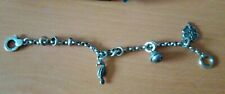 Raspini bracciale argento 925 con ciondoli e scatola,lunghezza 20,5cm