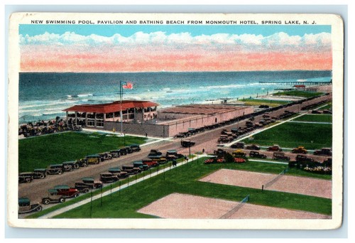 C1920 pavilion bathing beach - &,