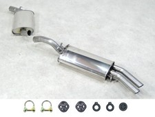 Kit scarico acciaio inox nuovo
