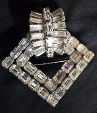 Spilla strass vintage taglio