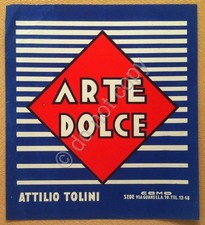 Stampa pubbicitaria - Arte Dolce - Attilio Tolini - Como - anni '50 / '60