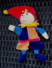 Sterntaler Kasper giocattolo per bambini panno coccole bambola Arlecchino