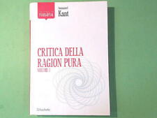 CRITICA DELLA RAGION PURA