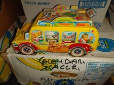 VECCHIO DIORAMA KINDER SORPRESA VINTAGE CAMIONCINO ANCORA CON LE UOVA SORPRESE