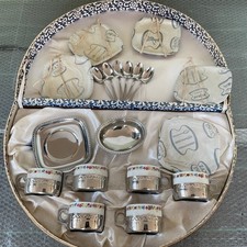 Servizio da the RICHARD GINORI per 6 persone tazze te in porcellana vintage *49