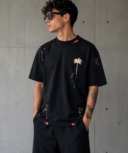 Palm angels shirt nera - angels, t-shirt