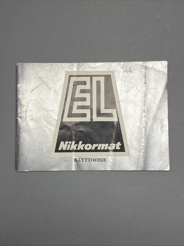 Nikkormat käyttöohje e5 - el, #e5