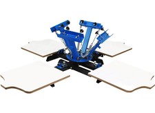 Stampante Serigrafica a 4 Colori a 4 Stazioni 