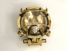 Applique da ponte nautico replica da parete in ottone di design - set di 10