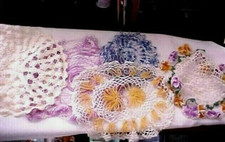 Doilies Lot of 5 In Different