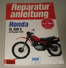 Manuale Di Riparazione Honda XL 500 S, Anni Di Costruzione Dal 1979