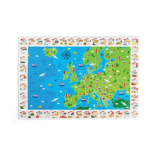 Bigjigs toys europa mappa - bigjigs,