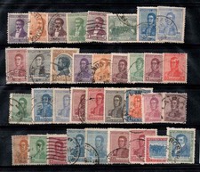 Argentina 1916-20 Usato 100% San Martino, personaggi famosi