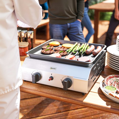 Barbecue plancha gas con - plancha, a