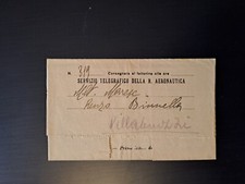 Servizio Telegrafico R Aeronautica da Milano transito Mogadiscio Aeroporto 1941