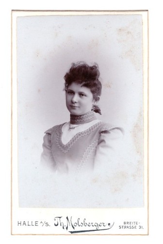 Vecchia foto cdv - vecchia, del