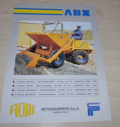 Brochure depliant macchinari