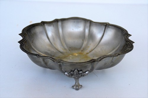 Antico centrotavola peltro - antico,