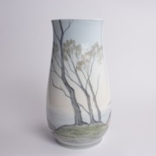 VASO PORCELLANA ROYAL COPENHAGEN BING&GRONDAHL "Paesaggio di Campagna" 8671-209